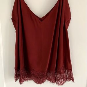 Lace Camisole Top (Massimo Dutti)